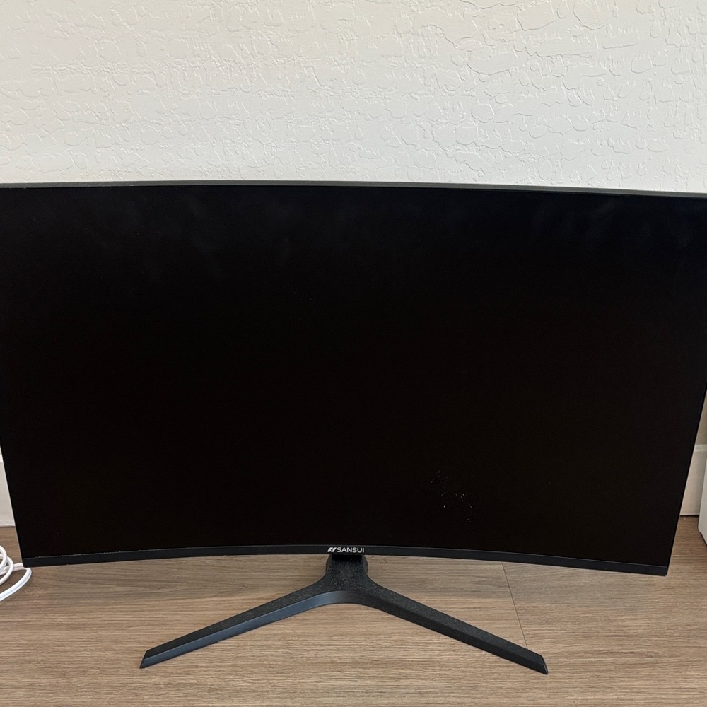 27" Curved Monitor in Black - Sleek Home & Gaming Display